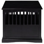Table d'appoint en bois pour cage pour animaux de compagnie avec porte verrouillable