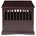 Table d'appoint en bois pour cage pour animaux de compagnie avec porte verrouillable