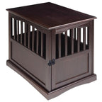 Table d'appoint en bois pour cage pour animaux de compagnie avec porte verrouillable