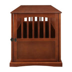 Table d'appoint en bois pour cage pour animaux de compagnie avec porte verrouillable