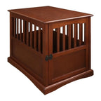 Table d'appoint en bois pour cage pour animaux de compagnie avec porte verrouillable