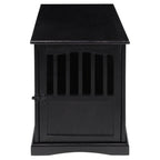 Table d'appoint en bois pour cage pour animaux de compagnie avec porte verrouillable