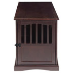 Table d'appoint en bois pour cage pour animaux de compagnie avec porte verrouillable