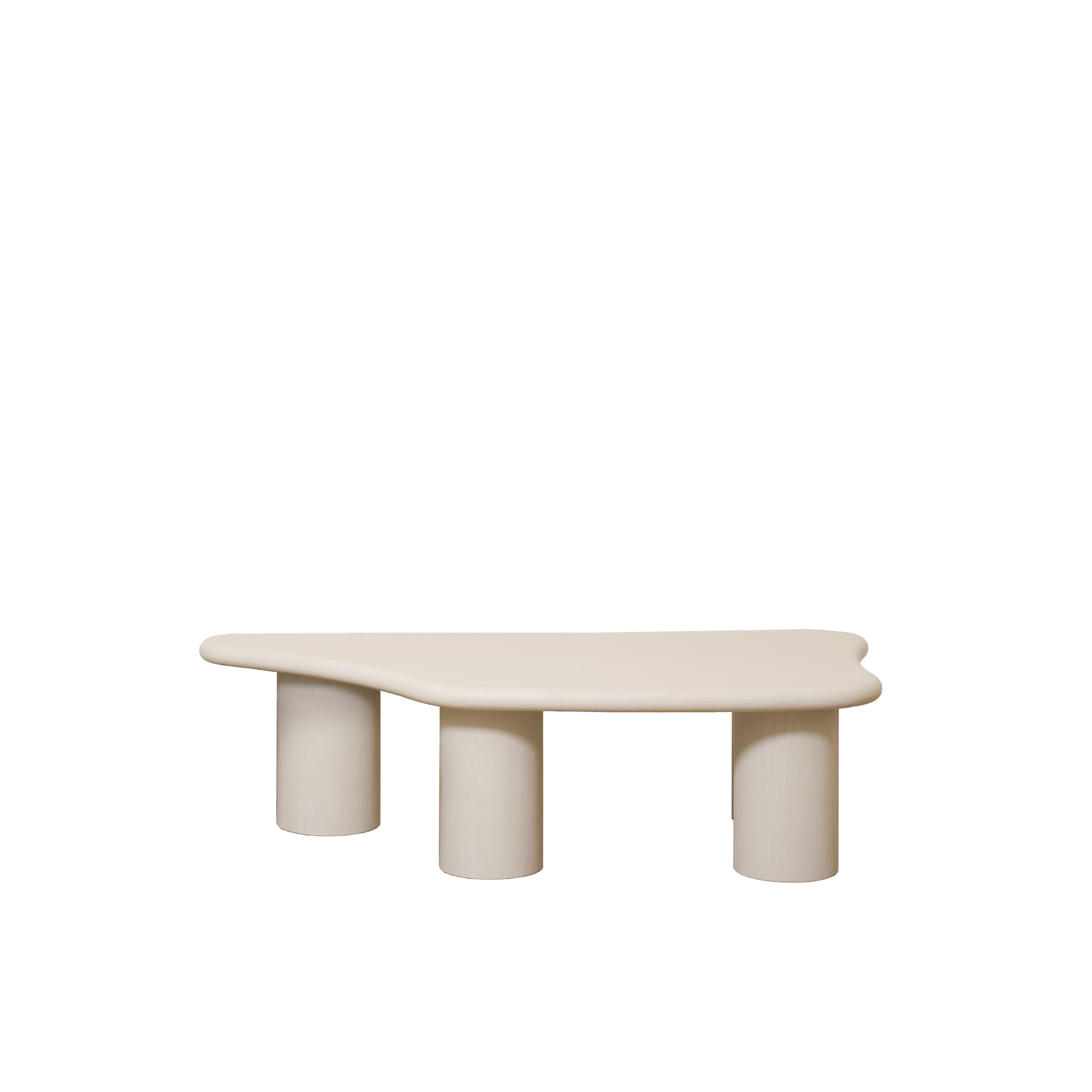 Tables basses Daniel - Ensemble 2 pièces - Bordure brossée grise