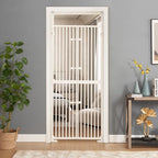 Barrière pour chat extra haute Unipaws de 188 cm de haut avec portes verrouillables